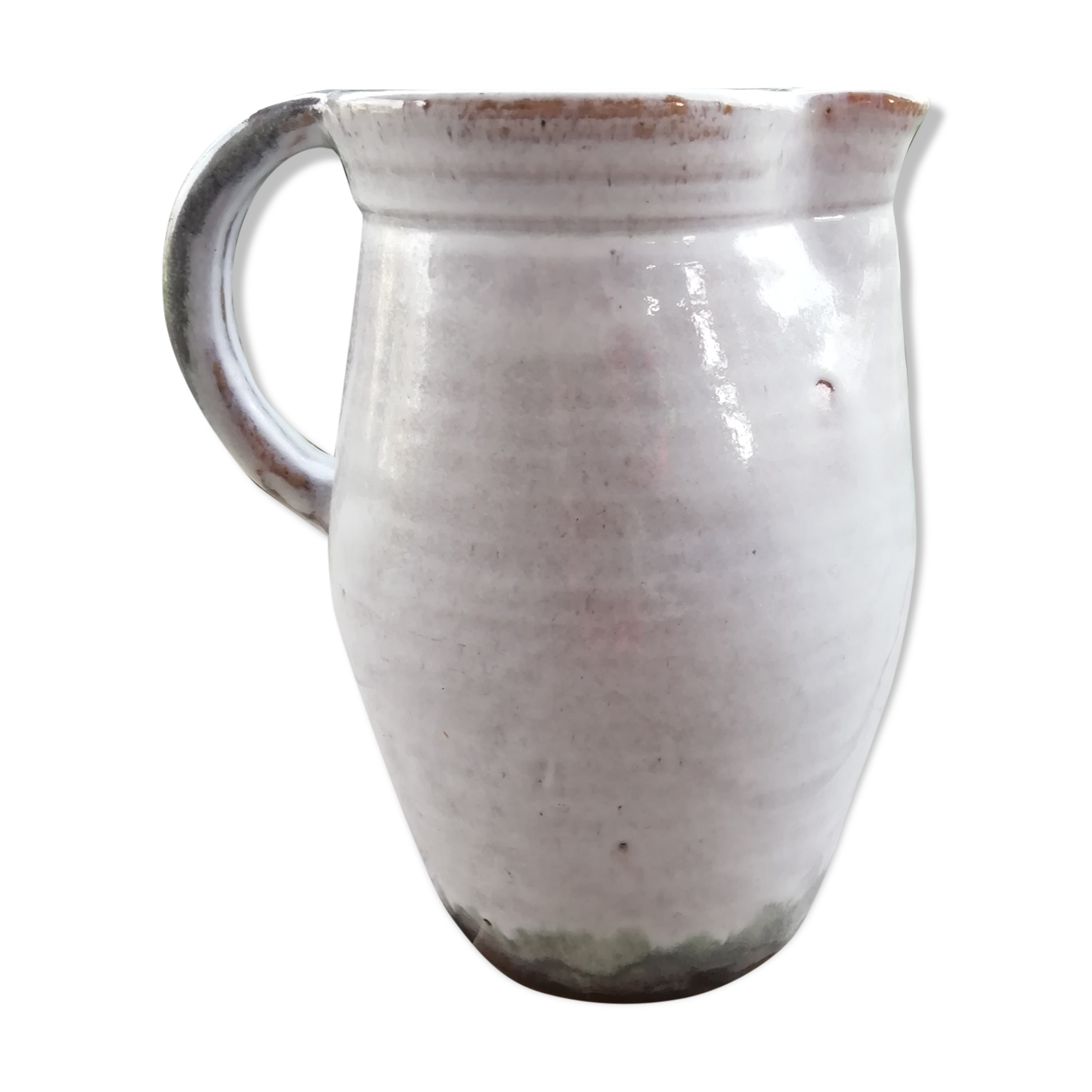Glazed sandstone pitcher