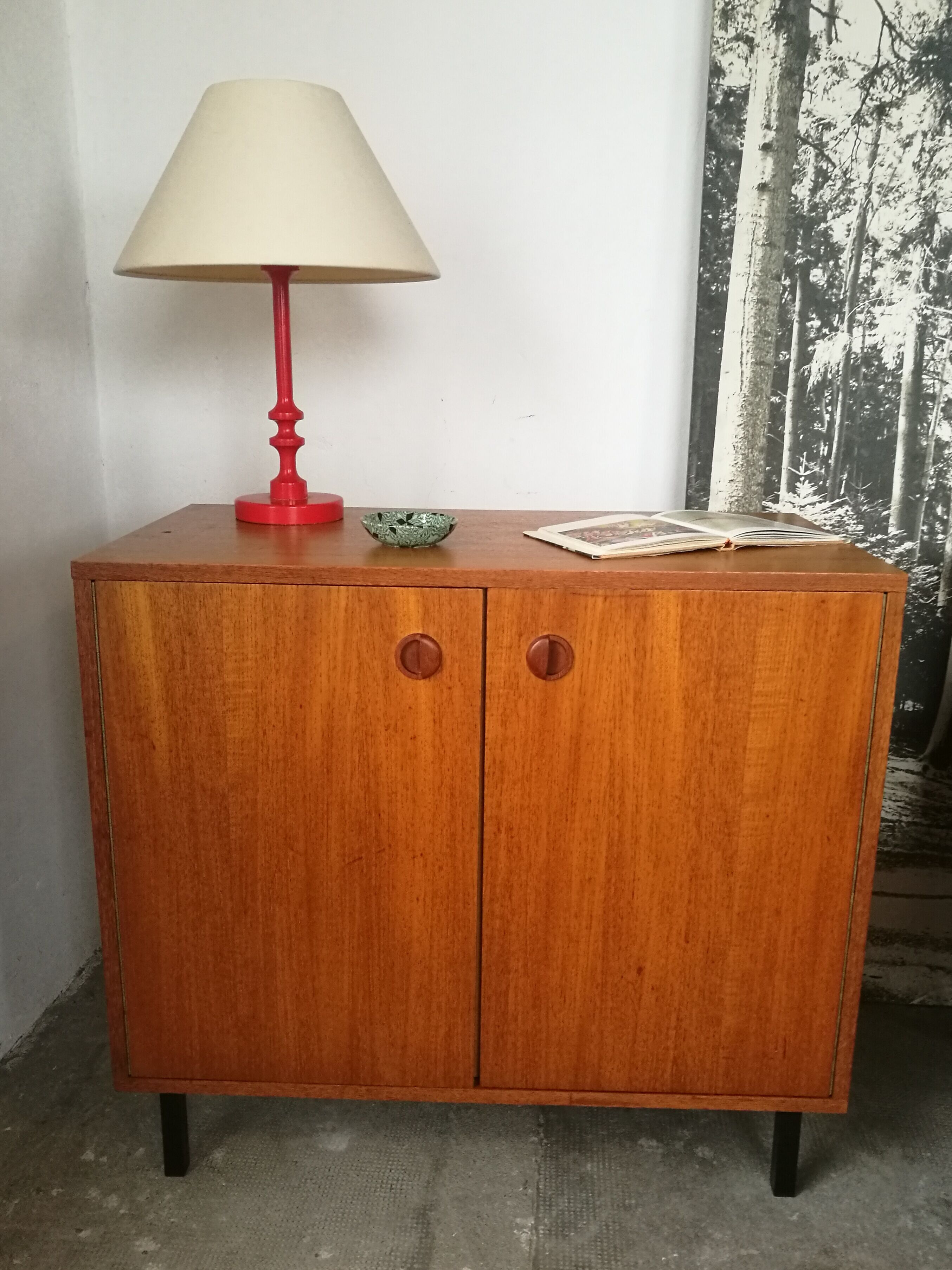Vintage Scandinavian buffet, teak