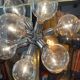 Sputnik floor lamp brass