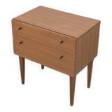 Scandinavian-style bedside table, 1960s