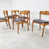 Mid century dining chairs by Erik Buch for OD Mobler, 1960s