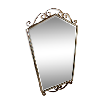 Miroir vintage 46-60cm moderniste biseauté