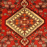 Handmade Persian Hamadan rug 192x129cm