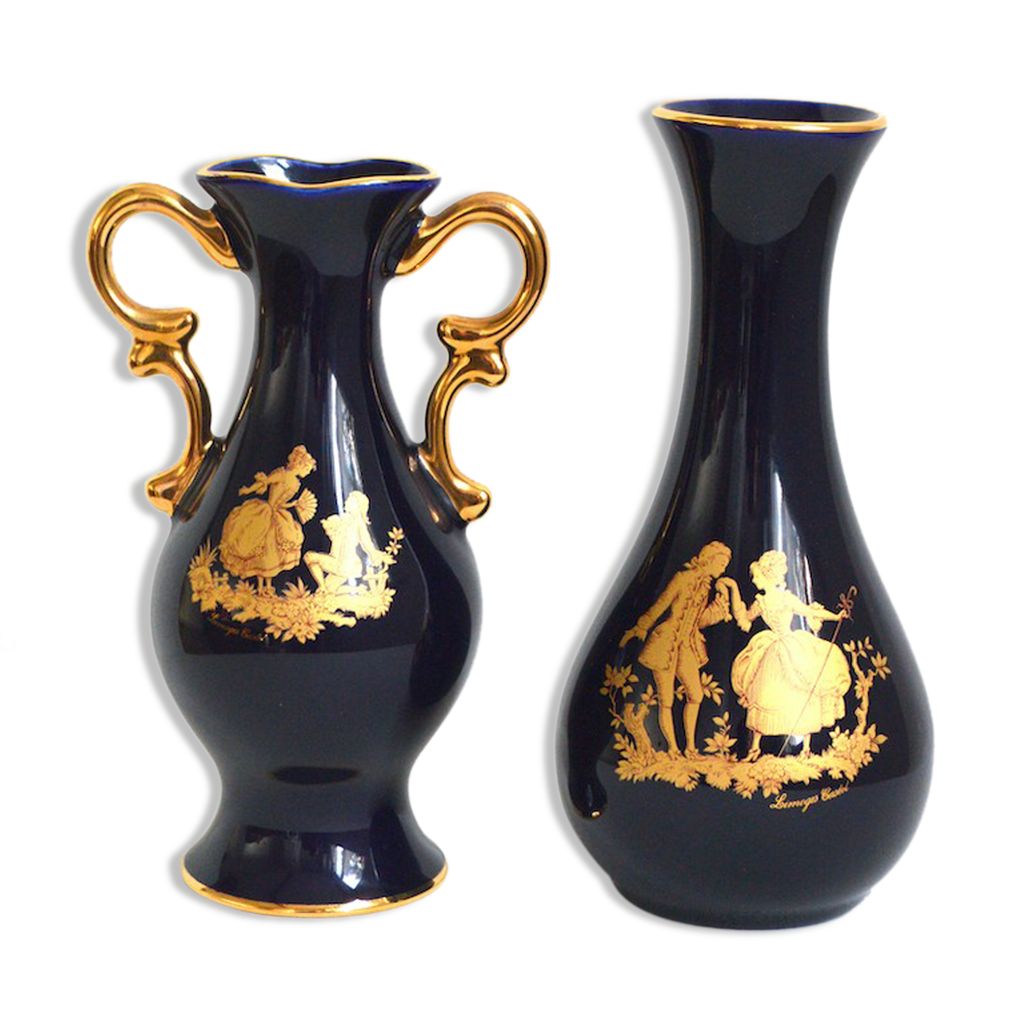 Duo de vases en porcelaine Limoges Castel | Selency