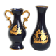 Duo of porcelain vases Limoges Castel