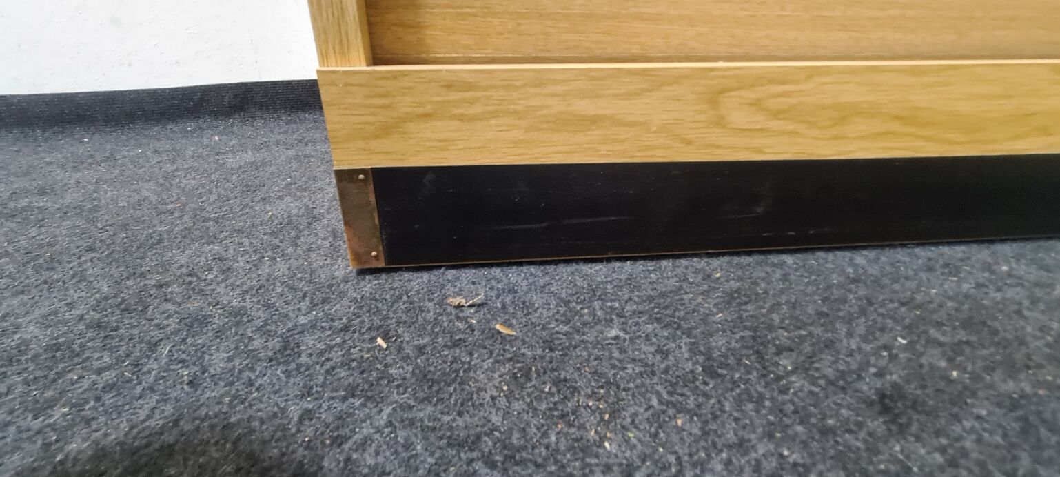 Vintage roll front cubboard