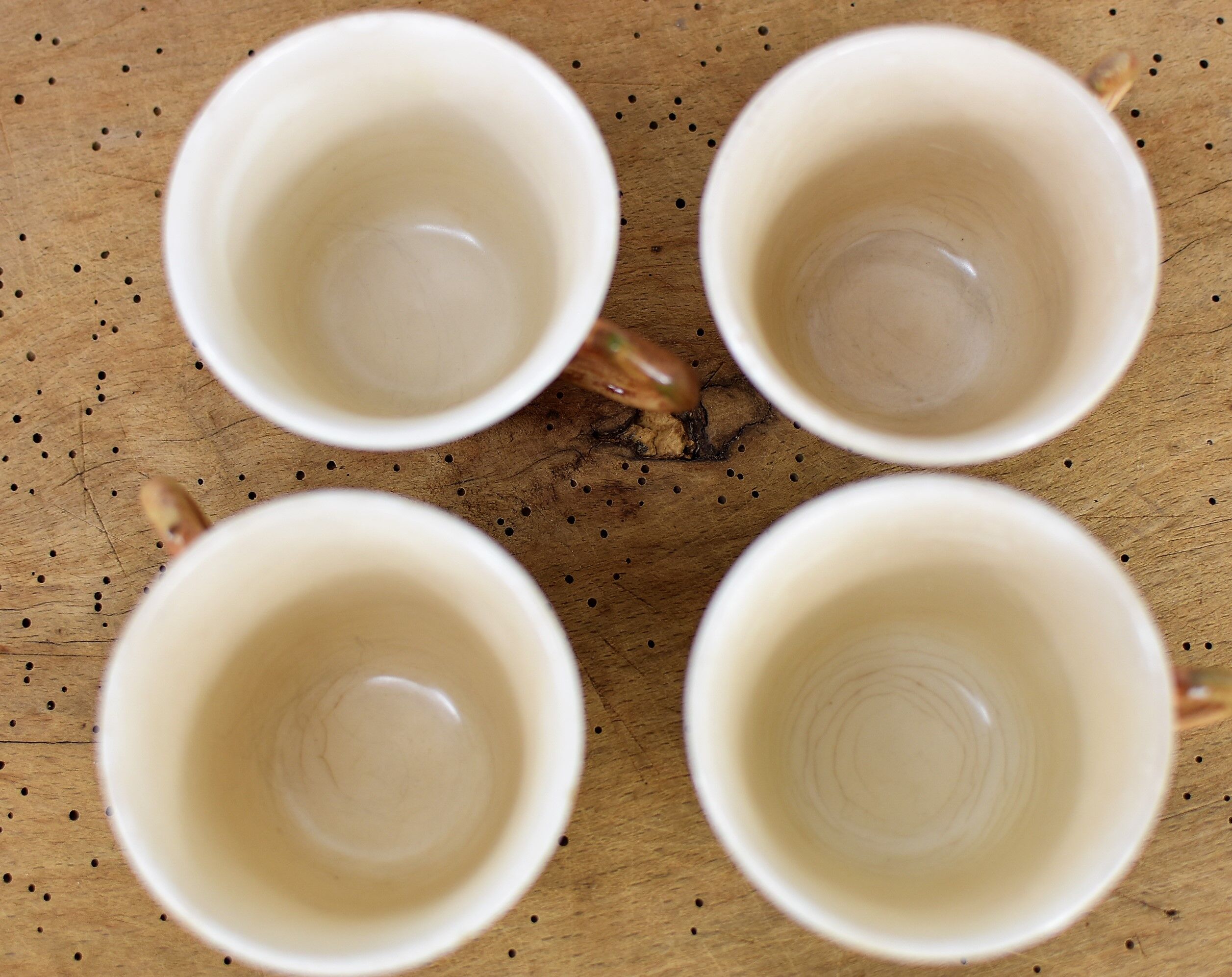 set of 4 coffee cup "longhamp Limoge"