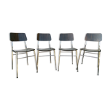 Set of 4 chairs formica 1960