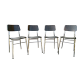 Set of 4 chairs formica 1960