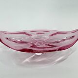 1960s Czech Art Glass Bowl by Josef Hospodka for Chribska Glassworks
