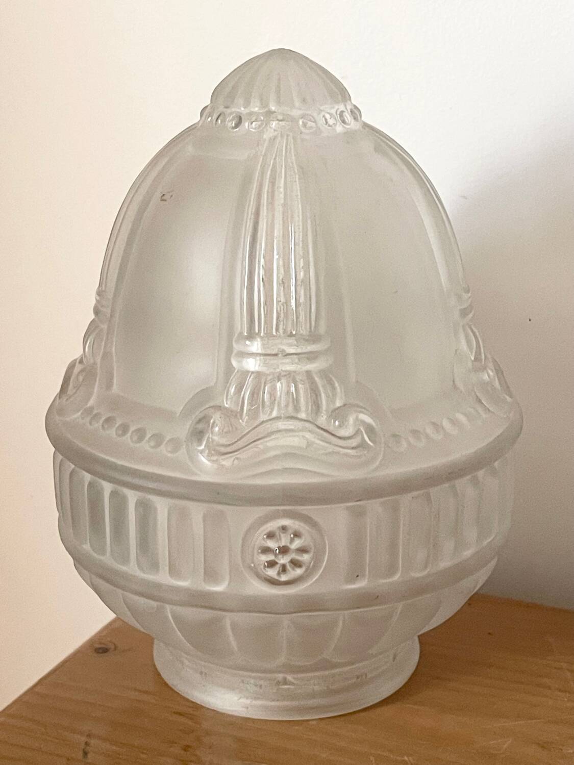 Abat-jour en verre Art Déco