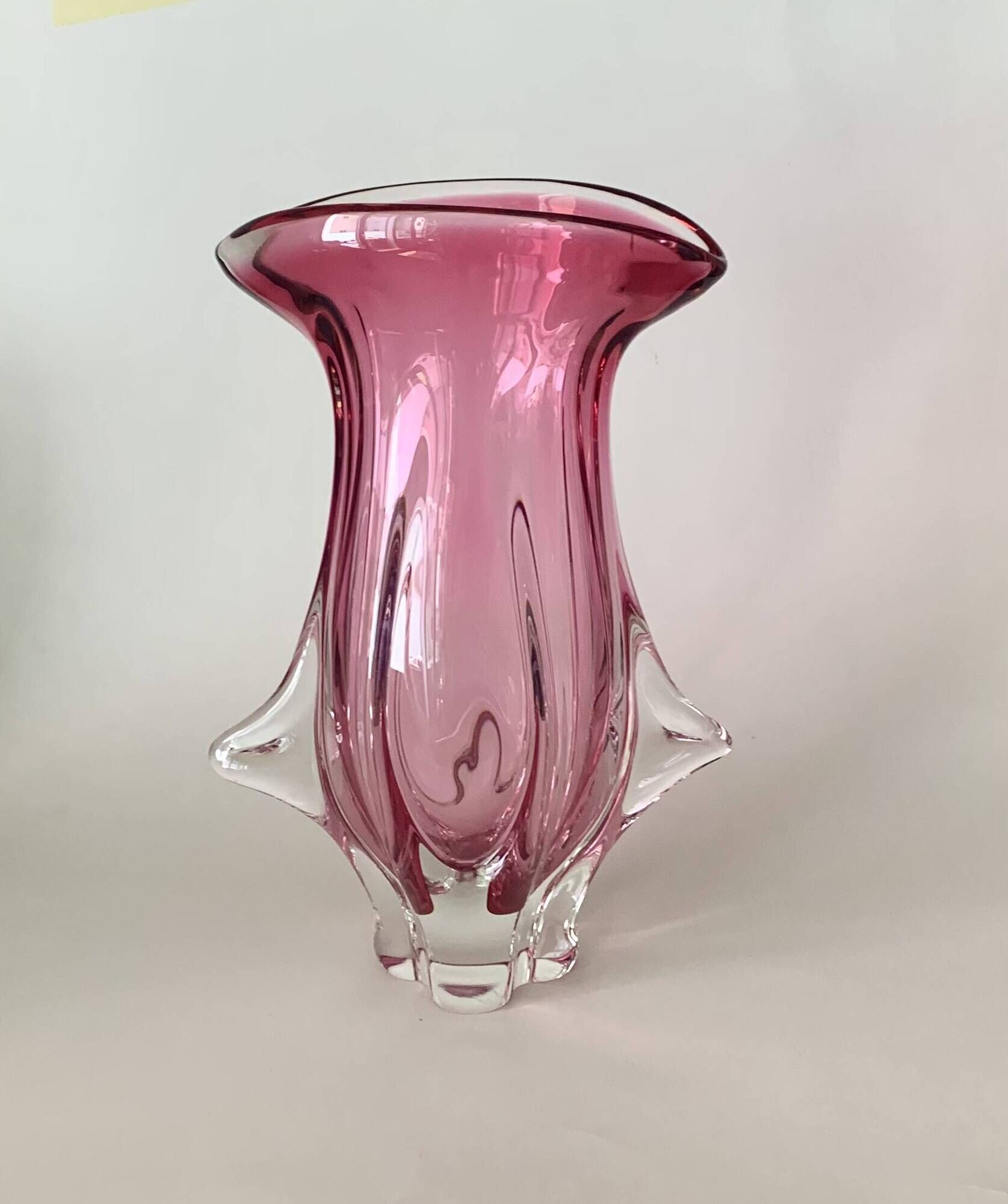 Vase by J. Hospodka for Chribska Sklarna, Czechoslovakia, 1960s