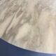 Veined marble round table with central base, Italian design from the 1970s.