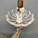 Small Venetian chandelier, three-burner twisted blown glass 1950s - Brass, Glass