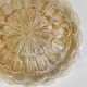 Wall light ceiling light gold glass amber 1970 1980 artichoke
