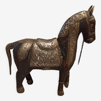 Hand-carved horse