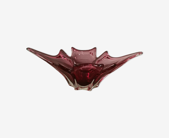Vase murano rouge des années 60