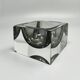 1960s Stunning grey ashtray or catchall by Flavio Poli for Seguso. Made in Italy