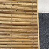 Rattan bedside and bamboo