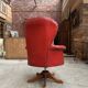 Fauteuil de bureau en cuir 60’S
