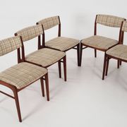 Set of six rosewood chairs, Danish design, 1970s, manufactured by Thorsø Møbelfabrik