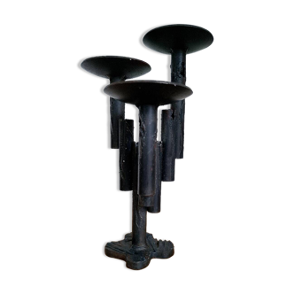 Brutalist chandelier from the 70s