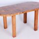Czech Art Deco Table in Caucasian Walnut, 1930s