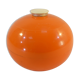 Vintage ice bucket of round shape and orange Brand GALLIA