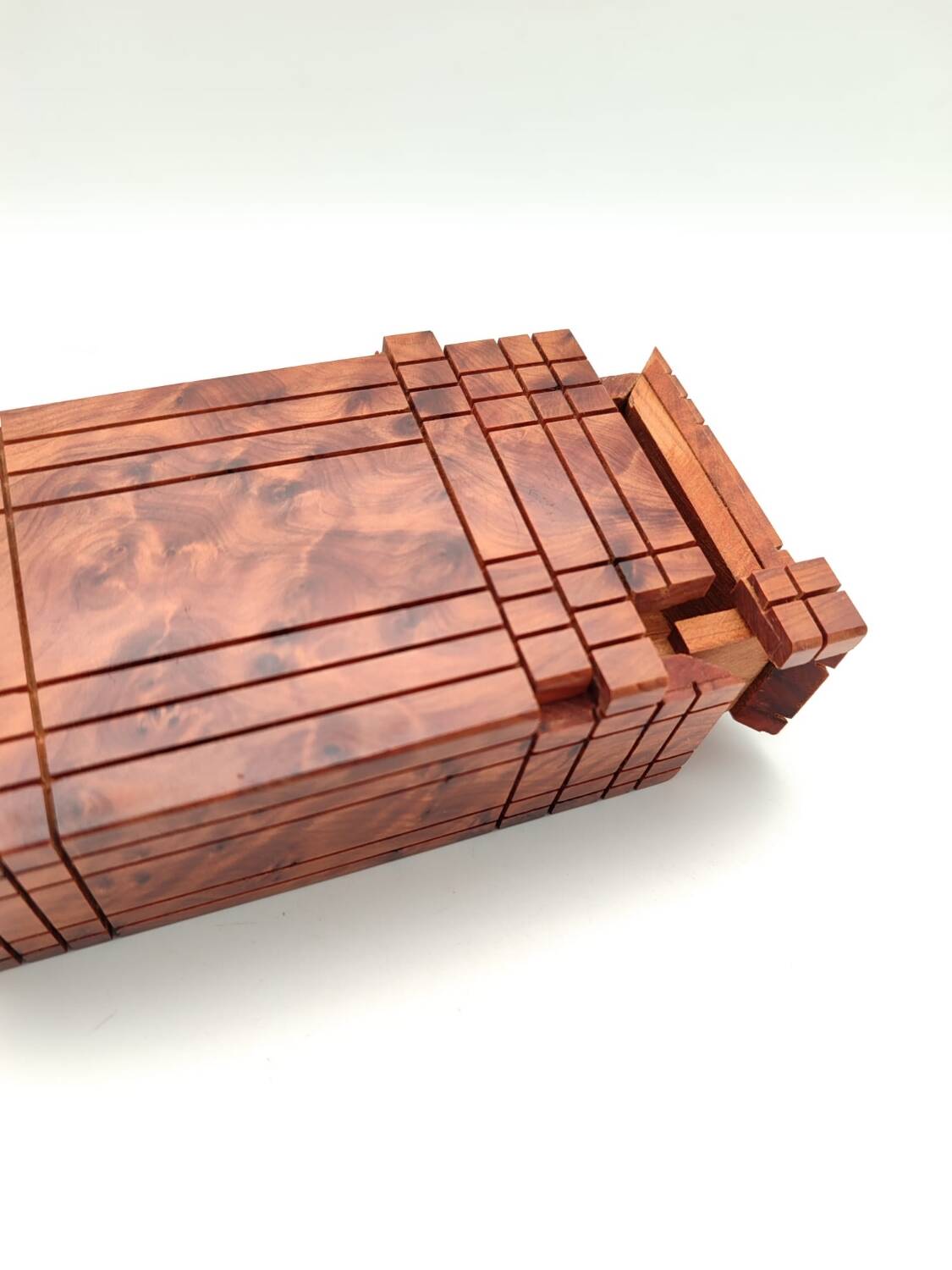 Secret box made of noble thuya wood