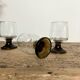 6 vintage liqueur glasses