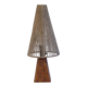 Lampe scandinave en bois et corde 1960