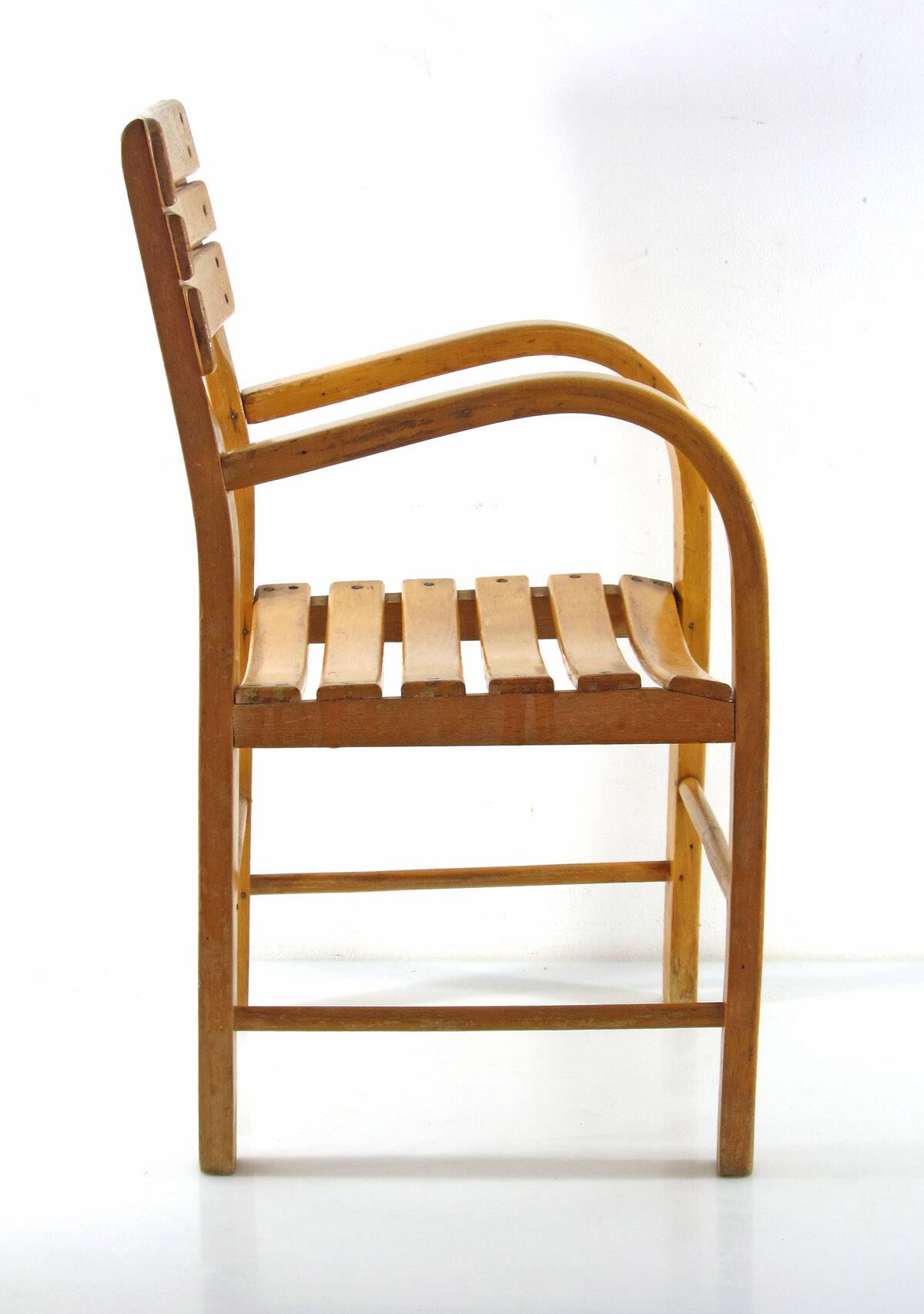 Mid-Century Vintage Wooden Children’s Chair – 1950s