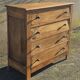 Antique solid wood chest of drawers – rustic charm, circa 1880–1920