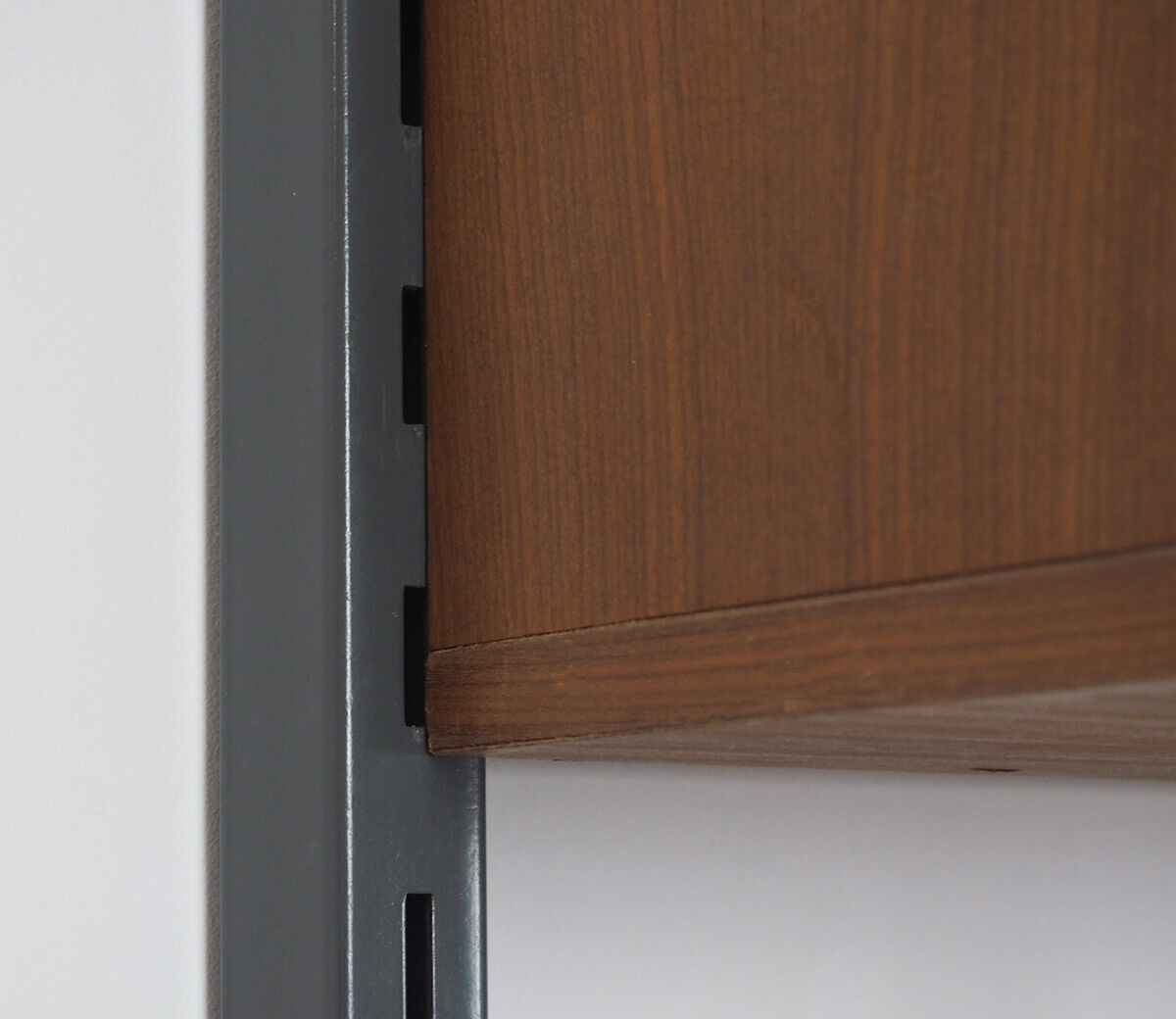 Teak and metal wall unit by Simplalux, 1960's