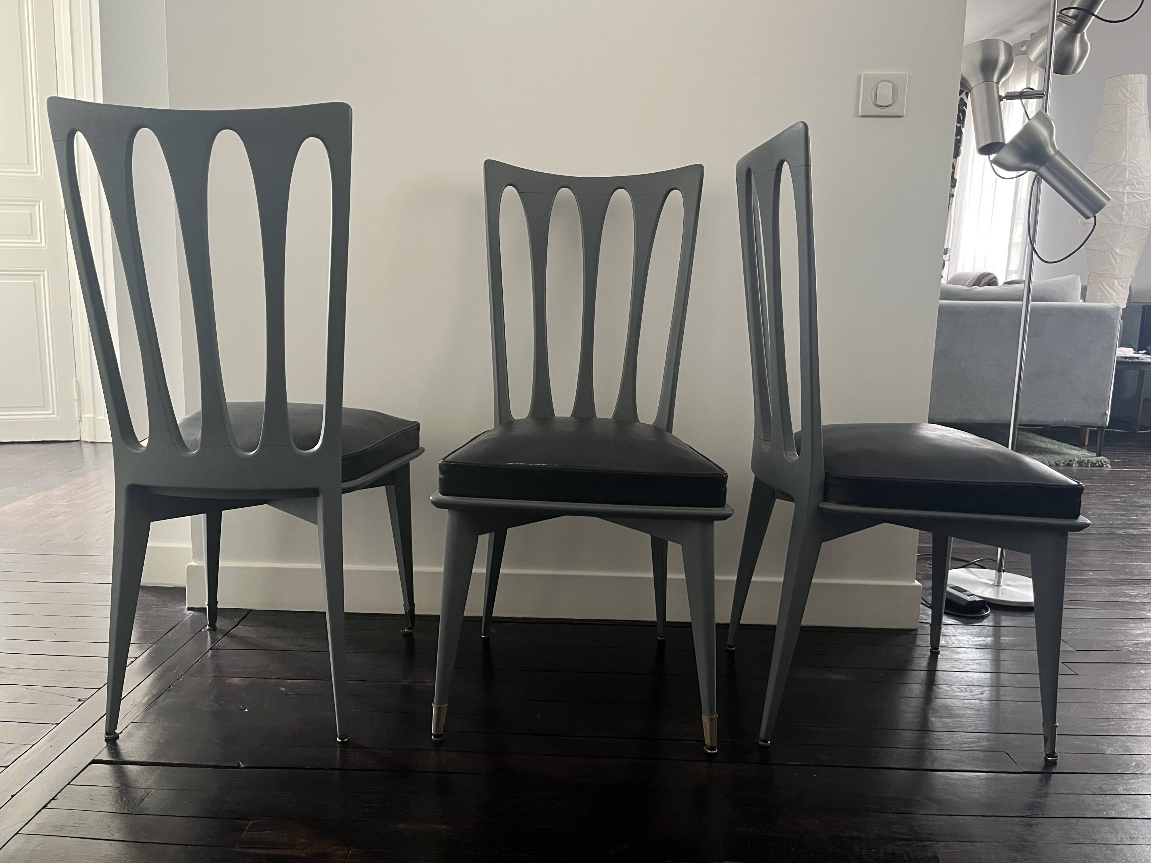 6 chairs from the 1950s