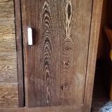 Art Deco style sideboard in palm wood