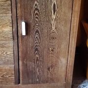 Art Deco style sideboard in palm wood