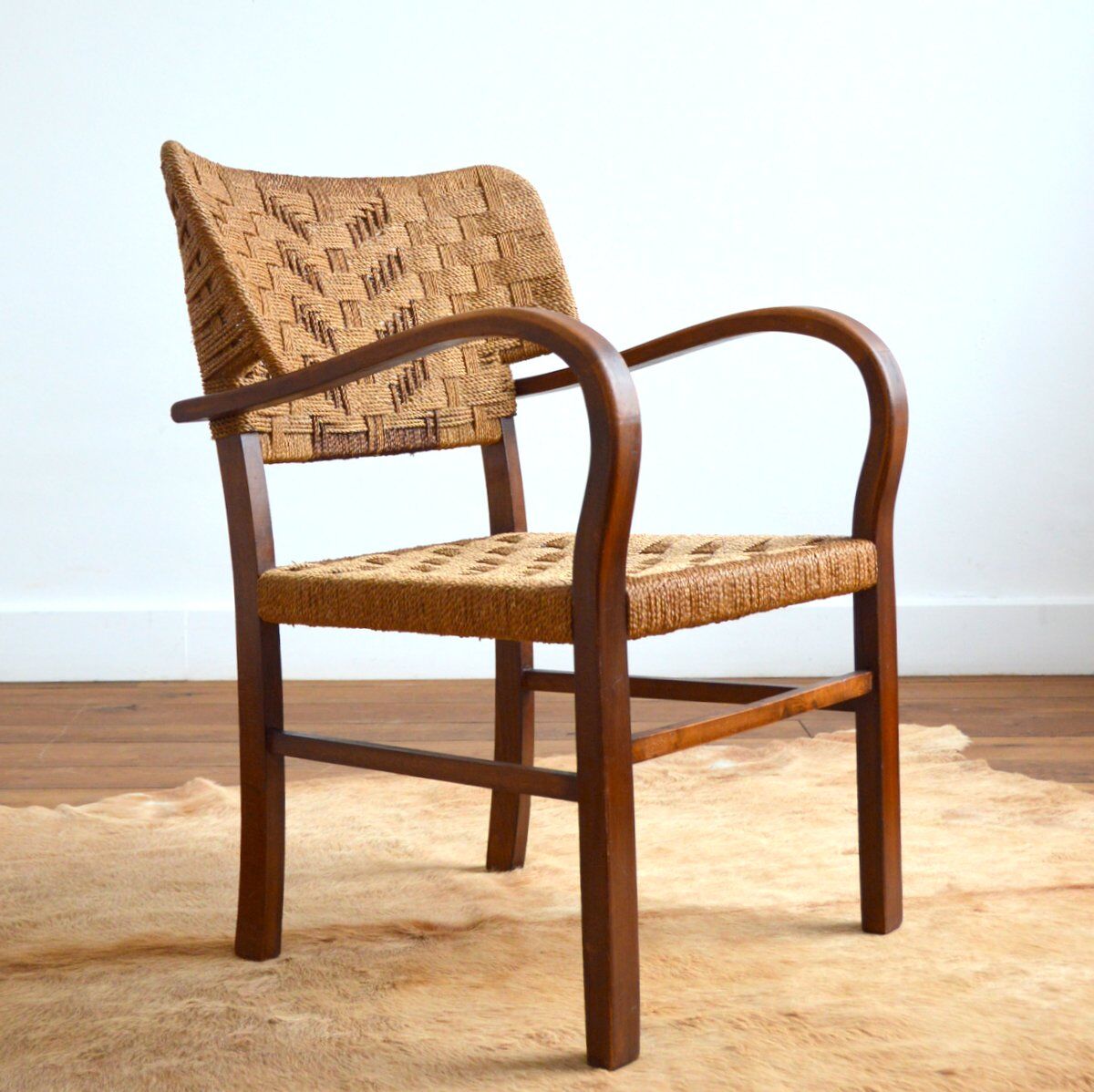 Bauhaus armchair by Erich Dieckmann art deco 1920 / 1930s