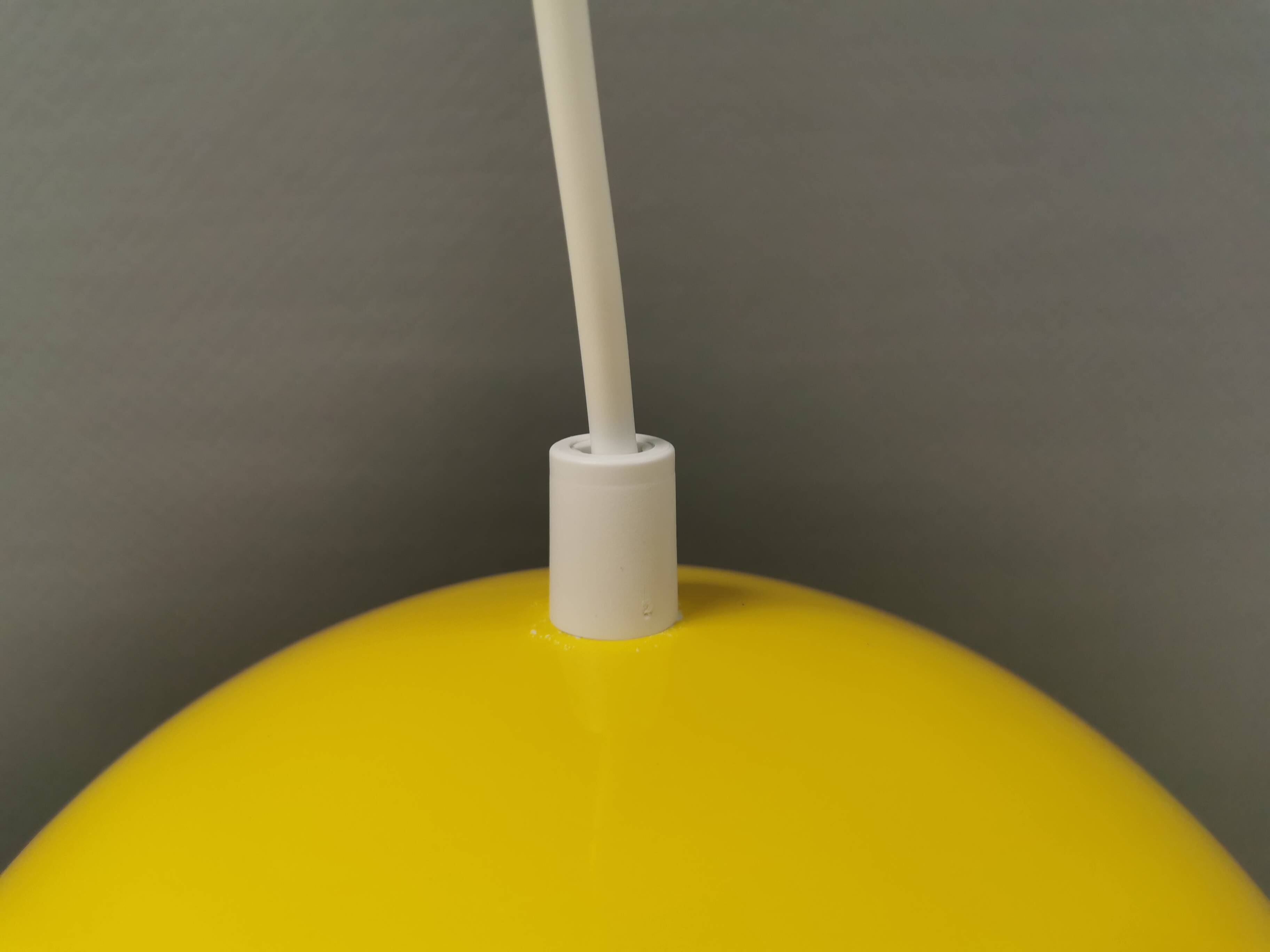 Hanging lamp in beautiful yellow colour