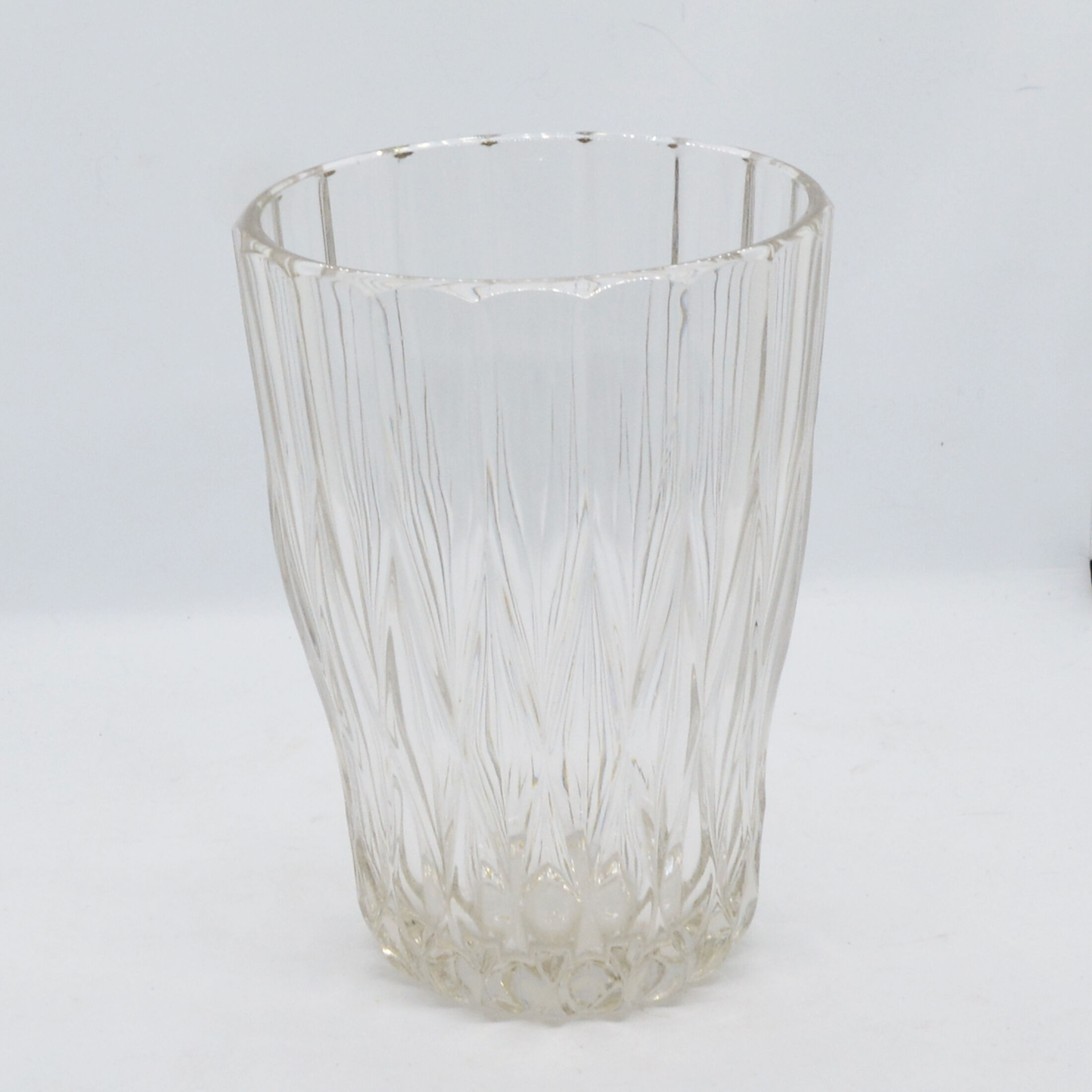 1960s modern glass vase by Jiří Řepásek, Poděbrady Czechoslovakia