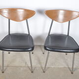 Pair of craft Quebec style chairs