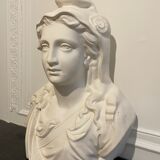 Bust of Marianne in plaster, Mauger model