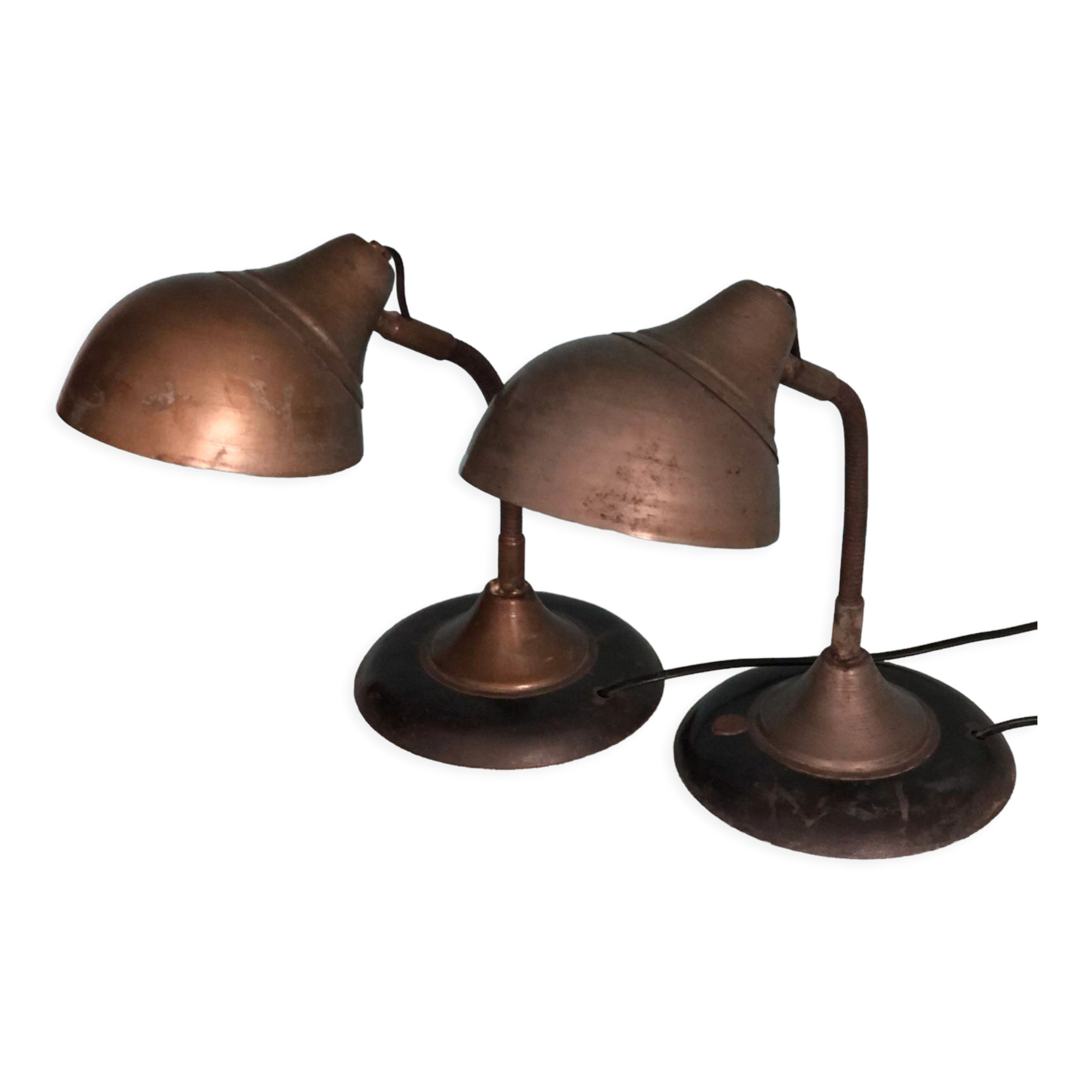 Pair of mid century desk lamps france 1950s