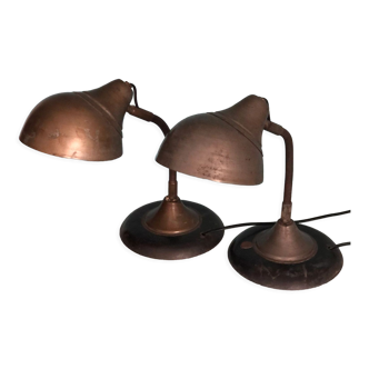 Pair of mid century desk lamps france 1950s