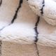 Beni M'Rirt White and Black Rug - 211 x 153 cm