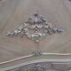 Lit style Louis XV en noyer (1 personne)