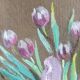 Tableau "la corbeille aux tulipes"