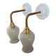 Set of two vintage wall sconces.