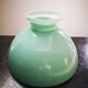 Old lampshade day half globe bell lamp suspension opaline green vintage Ø 30 cm TBE
