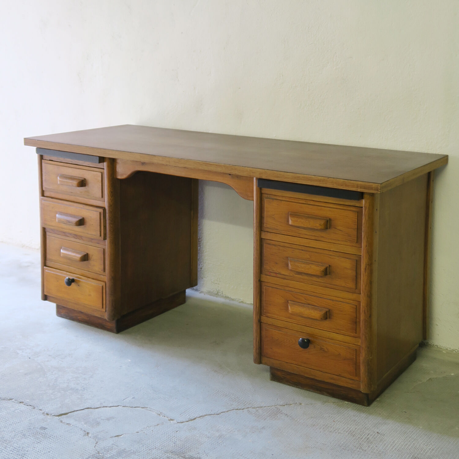 Double box administration desk